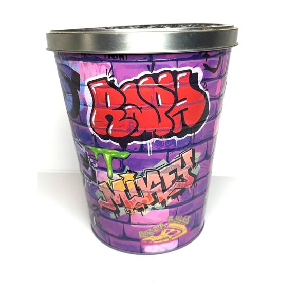 2023 Teenage Mutant Ninja Turtles Mutant Mayhem Movie Popcorn Tin Bucket Lid - Picture 4 of 9